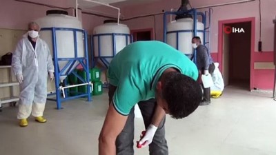 doner sermaye -   Mardin’de kimya öğretmenleri ele ele verip yüzey dezenfektanı üretiyor Videosu