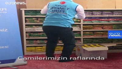İstanbul'daki Dedeman Camii ihtiyaç sahipleri için 'sadaka taşına' dönüştürüldü