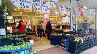 kalaba -  Zonguldak halkı Ramazan ve kısıtlama öncesi marketlere koştu Videosu
