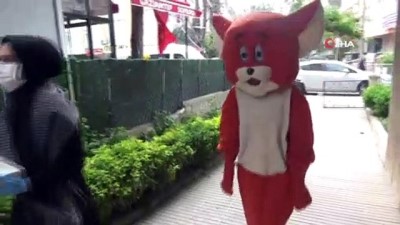 cizgi film -   23 Nisan’da çocuklara maskotlu sürpriz Videosu