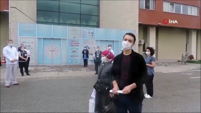 tedavi sureci -   Bolu’da korona virüsü yenen 5 kişi taburcu edildi Videosu