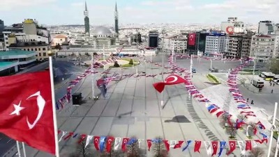 alabalik -   Boş kalan Taksim Meydanı ve İstiklal Caddesi böyle görüntülendi Videosu