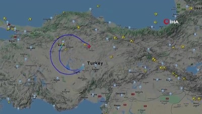  Türk Hava Yolları 23 Nisan'ın 100'üncü yılına özel olarak TK1920 sefer sayılı uçağıyla Ankara semalarında ay yıldız çizecek uçuş yaptı