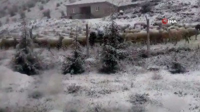 kar surprizi -   Afyonkarahisar'a Nisan ayında kar sürprizi Videosu