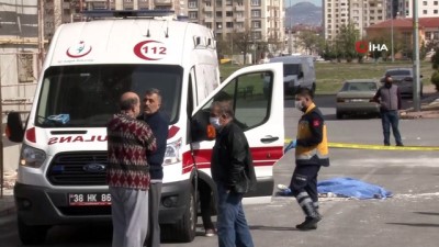 saglik ekibi -  Binanın 8. katından düşen işçi hayatını kaybetti Videosu