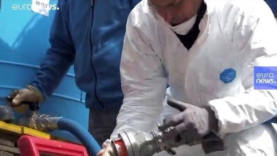 gesi - Video: İtalya'da caddeler kar makinesiyle dezenfekte edildi Videosu