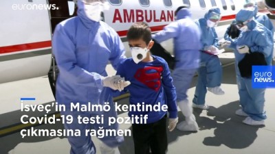 isvec - İsveç'te tedavi göremeyen Türk Covid-19 hastası Türkiye'ye getirildi Videosu