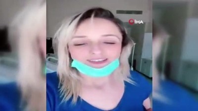 saglik personeli -  Korona virüse yakalanan dernek başkanının karantinada Türk kahvesi sevinci Videosu