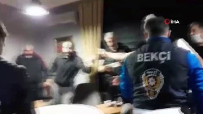 cilingir -  Kumarhaneye çevrilen ofise polis baskını kamerada Videosu