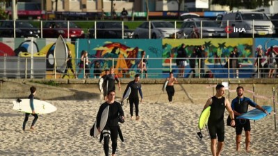  - Tedbirler azaltıldı, dünyaca ünlü Bondi Plajı yeniden açıldı