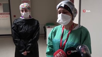 oksijen -  Koronayı yenen hemşire: “En yakın zamanda görevimin başına dönmek istiyorum” Videosu