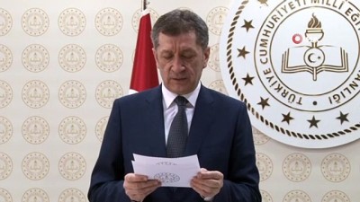  Milli Eğitim Bakanı Ziya Selçuk: 'Uzaktan eğitimin 31 Mayıs'a kadar uzatılması kararlaştırılmıştır'