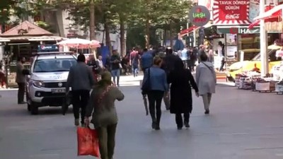 seyyar saticilar -  Antalya sokaklarında sıcak hava yoğunluğuna polis uyarısı Videosu