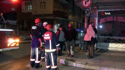  Evinin alt katında yangın çıktı, karantinada tutulan vatandaş polis eşliğinde olay yerine getirildi