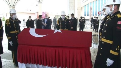  Şehit Jandarma Uzman Çavuş Ankara’da son yolculuğuna uğurlandı