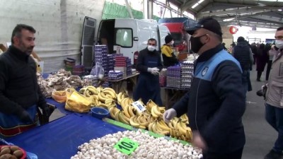  Bağcılar’da pazar tezgâhlarına hijyen denetimi