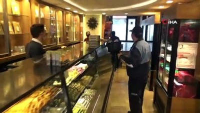  Pastane ve lokantalara maske ve eldiven denetimi
