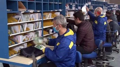  PTT Dağıtım Merkezlerinde 'Sosyal Yardım' mesaisi