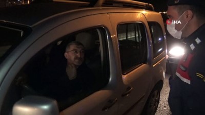  Samsun'da araç giriş çıkışı durduruldu