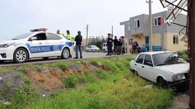 polis kontrolu -  Sokağa çıkması yasak genç, polisten kaçarken kaza yaptı Videosu