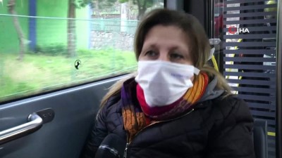  Yasaktan habersiz 25 bin kişiye otobüslerde maske dağıtıldı