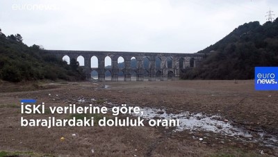 İstanbul'a su sağlayan barajların doluluk oranı son 10 yılın en düşük seviyelerinde