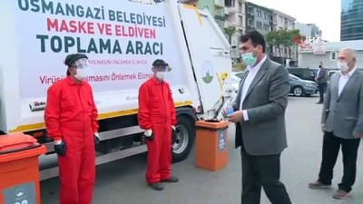 kapali alan -  Bursa’da atık maske ve eldivenler için özel ekip kuruldu Videosu