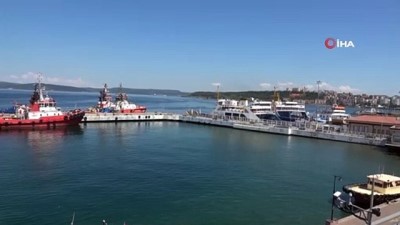  Gemi düdükleri denizciler için çaldı