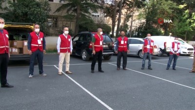 sokaga cikma yasagi -  Türk Kızılayı Kadıköy Şubesi’nden kuru gıda yardımı Videosu