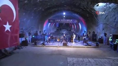  Yerin 72 metre altında Kıraç konseri