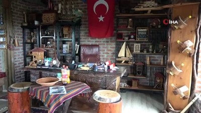  Eski komando kendisine kale yaptı