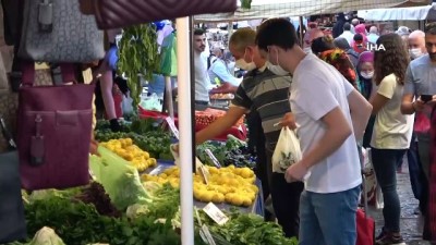 pazarci -  Bursa'da çarşı pazarlar tıklım tıklım doldu Videosu