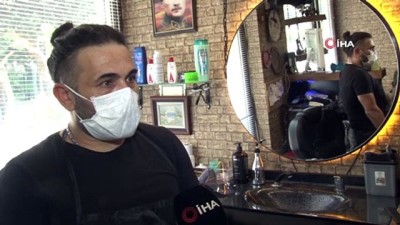  İzmir'de berber ve kuaförler yeniden faaliyete geçti