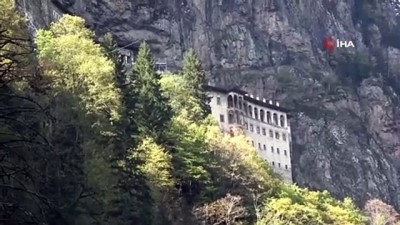 sumela manastiri -  Sümela Manastırı'ndaki restorasyon çalışmaları tekrar başladı Videosu