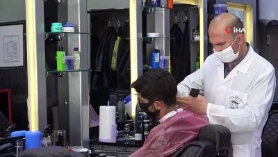  Van’da 50 günün ardından berberlerde ilk tıraş