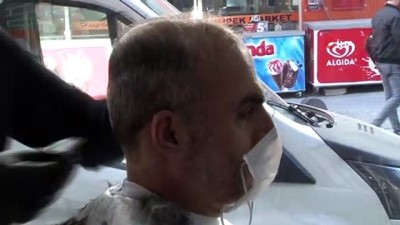  Yasak bitti berberler işe başladı