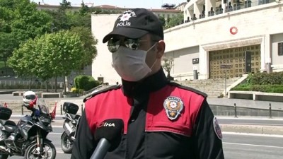  19 Mayıs’ın 101’inci yılında 101 motosikletli polis İstanbul turuna çıktı