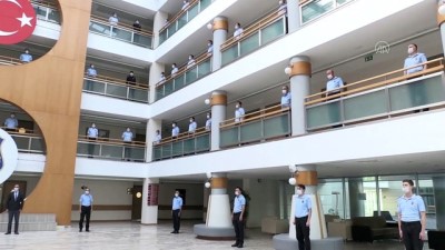 Ceza ve Tevkifevleri Genel Müdürlüğü Ankara Personel Eğitim Merkezi’nde İstiklal Marşı’nı okundu - ANKARA