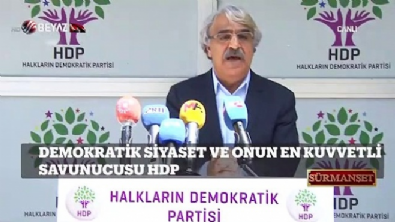 HDP Eş Başkan Sancar'dan hükümete tehdit!