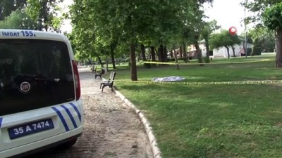 supheli olum -  İzmir’de parkta şüpheli ölüm Videosu