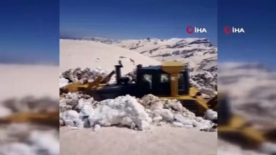  Mayıs ayında 5 metre karla mücadele