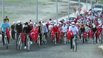 Nevşehir’de 101 bisikletliden 19 Mayıs korteji