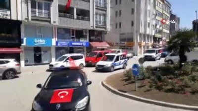 halk oyunlari -  Terme'de 19 Mayıs gençlik konvoyu Videosu