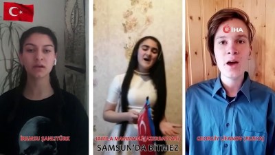 sempatik -  Türk, Rus ve Azeri gençlerden 19 Mayıs Marşı Videosu