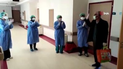  Mardin'de 3 hasta korona virüsünü yenerek alkışlarla taburcu oldu