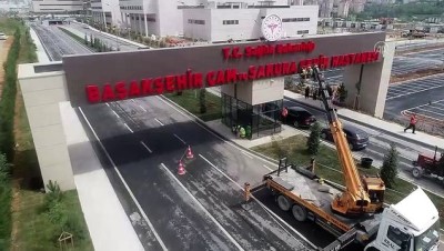 kapali alan - Başakşehir Çam ve Sakura Şehir Hastanesi yarın açılıyor - Drone - İSTANBUL Videosu