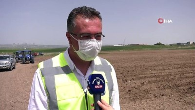 gubre -  Büyükşehir’e ait tarım arazilerinde üretim başladı Videosu