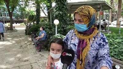 golgeli -  Çocuklar caddelere ve parklara akın etti Videosu