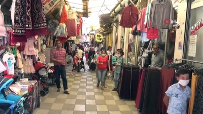 bayram alisverisi -  Kilis'te sosyal mesafe hiçe sayıldı Videosu