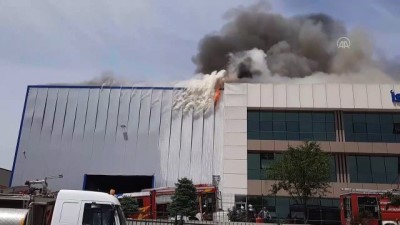 Medikal fabrikasından yangın (1) - ANKARA